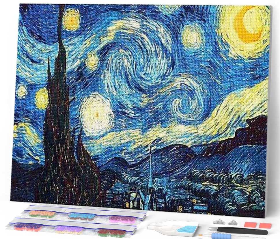 Kit broderie diamant Nuit étoilée