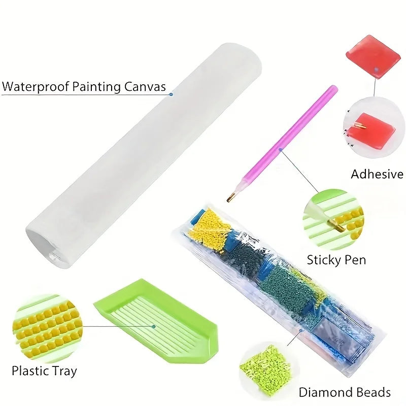 Kit broderie diamant Amandier en fleurs