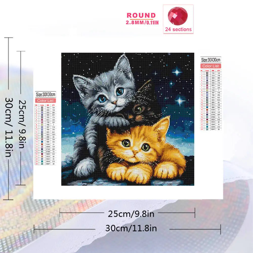 Kit broderie diamant Chatons