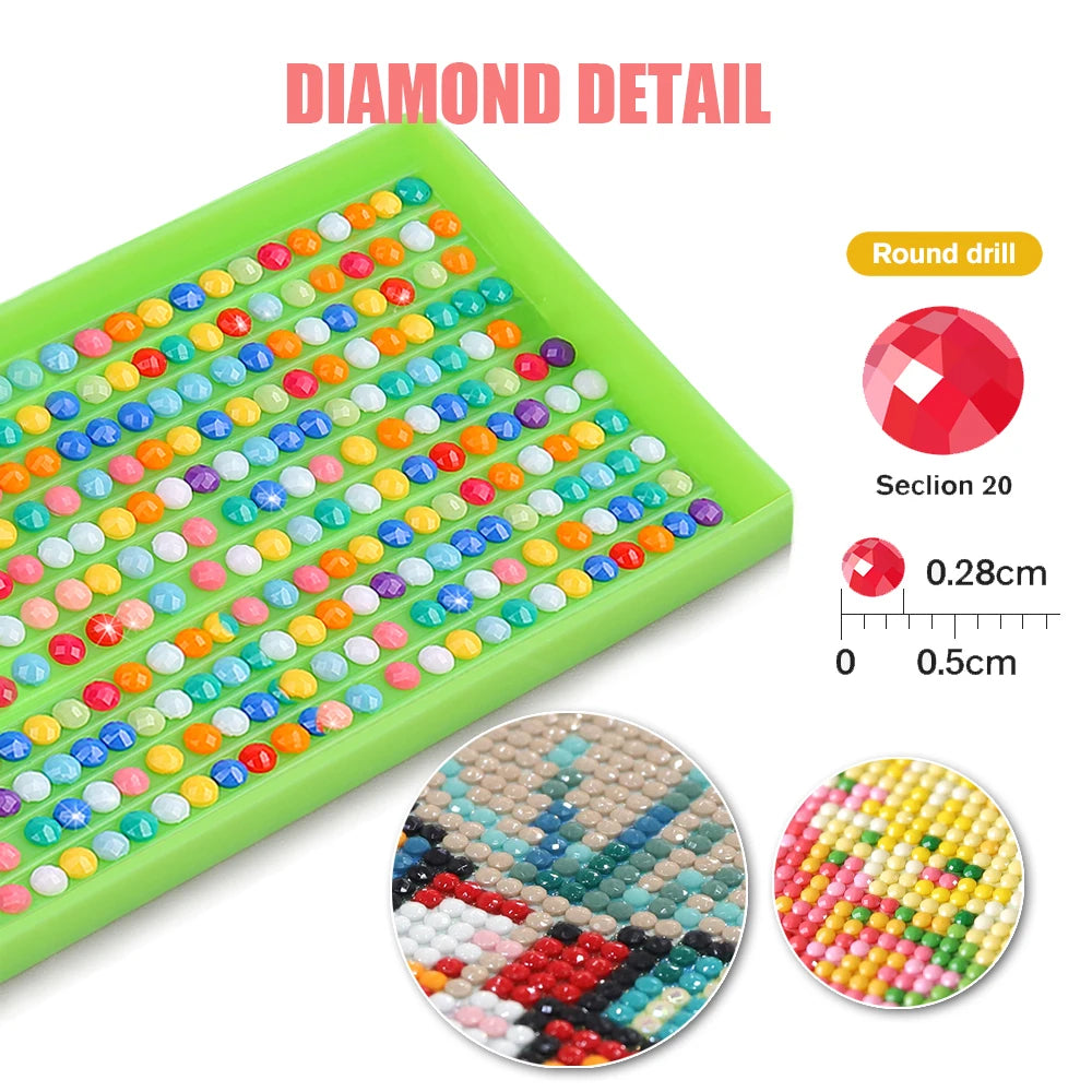 Kit broderie diamant Cascade et montagnes